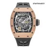 Mens Watch Dress Watches RM Watch RM030 Rose Gold Men's Watch RM030