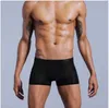 Underpants 매우 얇은 남성 속옷 나일론 얼음 실크 권투 선수 더블 포장 된 고이기 가장 높은 스트레치 복서