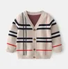 Кардиган, свитер, модное детское пальто для мальчиков, повседневная весенняя школьная одежда для малышей, детский свитер, одежда для младенцев, верхняя одежда2887491