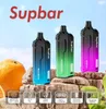 Original Supbar Vapes 10000 puffs plus engångs -cig -satser 20 ml POD Tjock Oil Pen RGB Lätt uppladdningsbar VAPER Förångare penna Patroner grossistpris Kina e VAPE