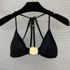 Kobiety bikini projektant stroju kąpielowego panie luksusowy projektant kostiumów kąpielowych Dwuczęściowy garnitur kąpielowy Zestawy dziewcząt na plażę ubrania letnia marka pływa