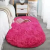 Oval Soft Silkly Plush Carpet Modern Home Decor Living Room Sofa Coffee Table Floor Rug Girl Bedroom Foot Mat Balcony Cushion 240223