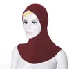 Etnische kleding moslim onderdoek vrouwen sluier hijab motorkap sjaal tulband hoofdbedekking hijaabs pet hoed islamitische binnenkappen een stuk amira sjaals