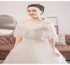 2018 Shrug Cape Stole Wrap Lace Crystal Bridal Prom Evening Party Wedding Bolero In Stock Regular Size Sparkly Shawl Women Fashion7455078