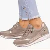 Diamond traspirante con cerniera spessa slaccia in pizzo d'acqua su un passo sneaker scarpe sportive casual 132 15 840