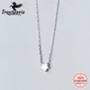 Pendants Trusta 925 Solid Real Sterling Silver Jewelry 4mm Star Pendant 43cm Short Clavicle Necklace For Women Girl DS1128