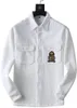 Tasarımcı Erkekler Elbise Beyefendisi Gömlek Yeni Uzun Kollu Kırışıklık Anti-Finkle İş Erkek Gömlek Sıradan Gömlek Lüks AA Giyim M-3XL