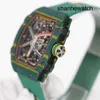 Swiss Watch Female Watch RM Watch Automatic Mechanical Swiss Famous Watch Luxury Watch Set RM67-02 Green Track