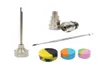 Набор инструментов для курения бонга с титановыми стеклянными трубками для ногтей 10 мм, 14 мм, 18 мм, Ti Carb Cap Dabber, силиконовая банка dab mat230W3053156