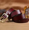 Heren Desinger riem Leer Mode Dames Accessoires Luxe Letter Tailleband Grote gouden gesp Casual zakelijke riem