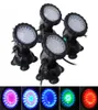 4 Stuks Onderwater Licht Waterdichte Dompelpomp Spotlight Met 36LED Lampen Kleur Veranderende Spot Light Voor Aquarium Garden26651586788233