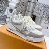 2024 Custom Fashion Classic Luxury Mens Women Rrote Lovers Lovers White Trainer Designer Sneakers Печать с зеленым красным черным черным белым белым бегом 36-45 M3