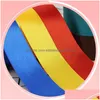 Present Wrap 25yards/Roll Silk Satin Ribbons Crafts Bow Handmased Flower Party Wedding Decoration Christmas Packing Cintas de Saten Drop Dh6ow