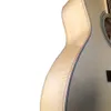 Guitare acoustique haute configuration à imprimé tigre en bois massif 40 "GA