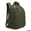 Outdoor-Taschen Armee Rucksack Molle 35L Cam Man Militärische Taktische Rucksack Wasserdichte Trekking Angeln Jagd Klettern Tasche Mochila Drop Dhvmm