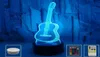 3d guitare Led veilleuses sept couleurs tactile lumière 3D tactile lumière visuelle cadeau créatif atmosphère petite Table Lamps2803116