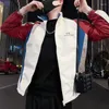 Giubbotti da uomo 2024 Primavera Collare Del Basamento Bomber Da Uomo Coreano Moda Splicing Giacca Casual Sociale Streetwear Hip Hop Cappotto Abbigliamento