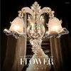 Lampa ścienna nowoczesne kryształowe złoto leniwy sypialnia światła salonu przejścia schody el lampy