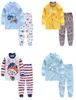 Children039s ondergoedset puur katoen nieuwe stijl jongen meisje herfst en winter pyjama baby herfstkleding herfstbroek thuis doek6548136