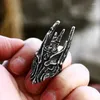 Cluster Rings BEIER 2024 Fashion Vintage Egyptian Anubis Ring God Finger Men Women Punk Wolf Head For Hip Hop Jewelry Gift