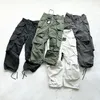 Large Pocket Loose Overalls Men's Outdoor Jogging Pants Pure Cotton Casual Pants