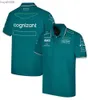 Ed8o Herren Polos F1 Formel 1 Kurzarm T-Shirt Team Arbeitskleidung Poloanzug Rennanzug T-Shirt mit Rundhalsausschnitt kann offiziell sein, gleicher Stil, anpassbar