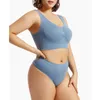 Conjuntos de sutiãs 2 pcs conjunto de esportes sem costura e calças calcinha para mulheres femininas sexy roupa interior yoga fitness bralette colete briefs colheita top