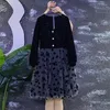 Casual Kleider Weißes Kleid Frauen Langarm Stil Harajuku Elegante Mädchen EST Täglich Weiche Frühling V-ausschnitt Vestidos De Mujer V435