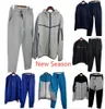 One Zipper Thick Mens Sportswear Tech Tracksuit Fleece Jogger Pants Tight Sweat Tracksuit Sportwear Camo Tracksuits Loose Drawstri6560518