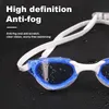 Phmax óculos de natação antiembaçante, fita de gel de sílica sem vazamento, óculos de proteção uv para adultos 240306