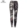 Leggings VIP Fashion 2023 New Fashion Steam Punk 3D Tryckt rustning Battlesuit For Women Leging Gym Fitness Leggin