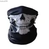 Máscaras de diseño Máscara de entrenamiento de motocicleta al aire libre Cráneo fresco Bufanda de bicicleta Máscara Bandana Moto Deporte Bufanda Calentador de cuello Invierno Halloween