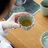 Tazze da tè in ceramica Song Qing fatte a mano con mano di Buddha Set di tazze da degustazione Master Retro Domestic Single