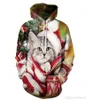 Men039s Hoodies Sweatshirts Unisex Pullover 3D Printed Cat Hip Hop Sweat Shirt Men Streetwear Designer Top1066385