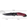Nuovo coltello pieghevole e apertura per frutta in acciaio inossidabile da campeggio portatile per autodifesa da esterno 481139