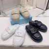 2024 zomer nieuwe damessandalen designer merk dikke zool broodschoenen ronde kop sandalen Muller schoenen