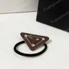 Designer Inverted Triangle Rubber Bands Letter Headrope Simple Style for Women Hairpin Hairjewelry Fashion Hair Accessory High Quality Large Quantities