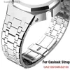 Bekijkbands voor Casioak GA2 2110 GMAS2 Metal Riem voor Casioak GAB2110 Roestvrijstalen band Accessoires Modification Kit Band L240307