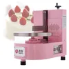 220v Desktop Cake Cream Icing Spreading Coating Machine Birthday Cake Smoothing Decorating Spreader