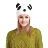 Beanie Skull Caps Söta panda beanies vinterhattar för kvinnor beanie hat nyhet Bonnet Femme12897