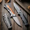 Stainless Steel Edge Lock Snake Skin Folding Outdoor Camping Survival Multifunctional Portable Knife Fruit 200408