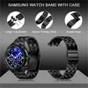 Horlogebanden Roestvrij Stalen Kast + Band Voor Samsung Galaxy 5 Pro 45 Mm (Niet) metalen Bumper Cover Galaxy 5 Pro 45 Band L240307