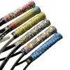 3pcs Zarsia 2023 طباعة ملونة لزجة التنس المضرب تجاوزات الريشة تنسة العرق Tenis Raquete Padel Grips 240223