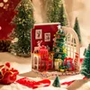 Mimari/Diy House Christma Hediyesi DIY Küçük Bebek Evi Minyatür Mobilya ile Aşk Kutusu Ahşap Dollhouse Çocuklar Oyuncaklar için Noel Hediyeleri