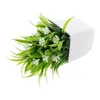 Kwiaty dekoracyjne sztuczne rośliny doniczkowe Fałszywe zielone rośliny symulacja Fałszywe wystrój pulpitu Bonsai Ornament w biurze