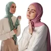 60x170cm المرأة المسلمة رمضان الأزياء القطن القطن القميص حجاب السيدات عالية الجودة العلامة الناعمة الناعمة الطويلة أفريقيا شال 240227