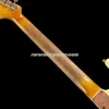 In Stock Masterbuilt John Cruz Pin Up Girl Heavy Relic White Over 3 Tone Sunburst Electric Guitar Alder Body Rosewood Fingerboard Vintage Tuners