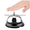 Andra köksverktyg 65/85mm köksverktyg Ring Bell Desk Christmas El Counter Reception Bells S/M Dining Table Summoning 908 Drop Deli Dhela