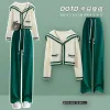 Suits Sailor Collar Two Piece Set For Women Sticked Cardigan + Pant Set Long Sleeve Korean Outfit Tracksuit 2023 New Knit Autumn Suit