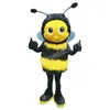 Performance Fluffy Bee Mascot Costumes high quality Cartoon Character Outfit Suit Carnival Adults Size Halloween Christmas Party Carnival Party